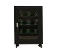 Cell Phone Charging Cabinet, Rechargeable Phone Storage Locker, Secure Charging Station with 5V2A Fast Charging Port for Gym, Hospital, and Classroom Black-50Slots