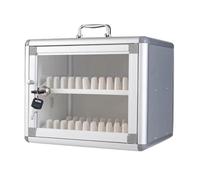 Cell Phone Classroom Holder，Cell Phone Lock Box，the PVC Dividers Are Clearly Categorized and Resist Deformation, Making Them Suitable for Classrooms and Factory Workshops(26.5*20*22cm)