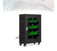 Cell Phone Collection Cabinet 40 Slots,USB Charging Station with Secure Lockable Storage,Galvanized Steel Device Cabinet for Business,Reception,Library and Workplace Use(Black,50 Slots)