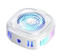 Cell Phone Cooler - 10W Quiet Magnetic Heat Sink,3-Level Phone Heatsink with RGB Light,for Game Live Streaming Video Filming Women Men