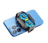 Cell Phone Cooler | Clamp-On Mobile Phone Cooling Pad 2-Fan,High-Efficiency Smartphone Heat Dissipation Tool for Watching Videos Playing Games Music Listening