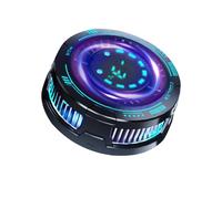 Cell Phone Cooler Fan - Magnetic Attachment, Semiconductor Radiator Technology, Low Noise LED Display | Cooling Accessories for Laptop Tablet Streaming Video Overheating Prevention
