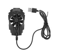 Cell Phone Cooler Portable Silent Fan Device for 4.5-7.5 Inch Phones | ABS Black Body, Dc 5v 1a-2a Input, to 5000 Revolutions Per Minute, Single-phase Buckle