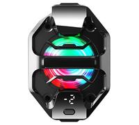 Cell Phone Cooling Pad | Mobile Cooling Fan,Portable Radiator with RGB LED Semiconductor Device Efficient for Outdoor Vlog Live Streaming Game Tablet