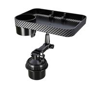 Cell Phone Cup Holder: Purpose Tray, Swivel Mount Grip, Firm Stand | Multifunctional Automotive Food Table with Adjustable Car Organizer