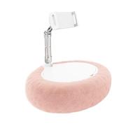 Cell Phone Cushion Holder - Non-Slip Rotating Stand Adjustable Tablet Holder Soft Cushion Base Support Portable Lightweight Phone Cushion Durable Comfort Design | Bed Sofa Scrub