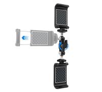 Cell Phone Fence Mount - ABS,Adjustable Metal Clip Bracket For Mobile Phones | Action Cameras - Fence-Mounted Recording Holder For Baseball | Softball, Tennis, Net Chain Clips