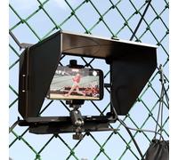 Cell Phone Fence Mount with Shade for Game Changer Mounting Kit Compatible with iPhone, Mevo Start, GoPro, Insta 360 and Other Action Cameras for Recording Baseball (Enhanced Style)