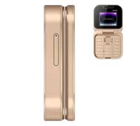 Cell Phone For Seniors - Unlocked Foldable Mobile, Lightweight Clamshell Design, Comfortable Large Buttons, Rechargeable Compact Device | Senior Friendly Cell Phone For Elderly Communication Travel