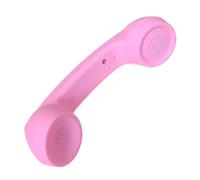 Cell Phone Handset, Radiation Proof TypeC Receiver with Microphone and Speaker for Bedside, Desk, Living Room, School, Home, Hospital, Landline Communication for Elderly Users