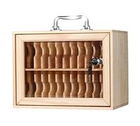 Cell Phone Holder Classroom Cell Phone Lock Box 60 Slots Wooden Cell Phone Storage Cabinet Pocket Chart for Classroom with Lock for School Office (Color : 24 bits)