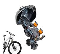 Cell Phone Holder for Motorcycle,Anti-Shake Cradle with Hat | Bike Phone Holder,for Navigation Touring Commuting Trail Highway City Mountain Road