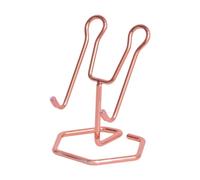 Cell Phone Holder Phone Stand Gift Universal Metal Wire Stylish Cellphone Mount Display for Office Lazy Living Room Bedroom, Rose Gold