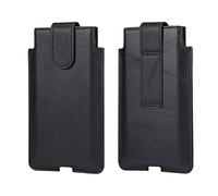 Cell Phone Holster for iPhone 13 Pro Max,12 Pro Max, Premium Genuine Vertical Leather Belt Pouch Holster W Belt Loop for Samsung S21 FE,S20 FE,S21 Plus,Note20,6.7 inch