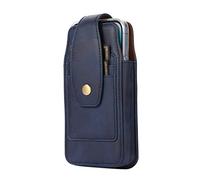 Cell Phone Holster with Belt Clip, Leather Phone Waist Pouch for Men, Vertical Leather Smartphone Purse Belt Clip Holder Carrying Case Phone Pouch Pocket Mobile Phone Belt Loop Wallet Handbag Bumbag
