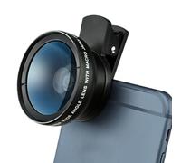 Cell Phone Lens - Optical Glass Wide Angle Mount, Super Macro Detail Capture 15 Times Camera Enhancement Kit, Photography Extension Accessory