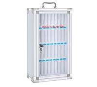 Cell Phone Locker Box, Aluminum Alloy Storage Cabinet for Classroom, Portable Design for Easy Carrying