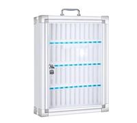 Cell Phone Locker Box, Aluminum Alloy Storage Cabinet for Classroom, Portable Design for Easy Carrying