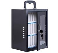 Cell Phone Locker Box, Secure Steel Storage Cabinet with 12/24/36/48/60 Slots, Wall-Mounted with Key Lock, for School, Offices, Industrial, Gyms, Hotel