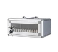 Cell Phone Locker Box with Lock Aluminum Alloy Storage Cabinet for Classroom School & Office 12/24/36/48/60/72 Slots (12.5x26.5x20CM/5x10x8IN)