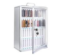 Cell phone locker,Wall-Mounted Acrylic Phone Security Box with Key - Transparent Mobile Phone Storage Cabinet for Office School Classroom Factory - Durable for Cell Phones