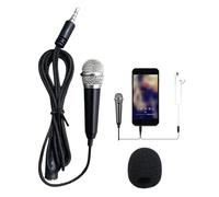 Cell Phone Microphone - Tiny Microphone For Video Recording | Portable Vocal Microphones For Singing Podcasting Live Streaming Recording Compatible With Smartphones