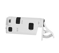 Cell Phone Microscope Lens, Adjustable Zoom Magnifier with Universal Clips, Optical Glass Mini Microscope for Skin Hair Jewelry Inspection