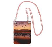 Cell Phone Purse Bosque del Apache Wildlife Refuge Crossbody Bags Waterproof Cell Phone Bag Shoulder Handbag for Women