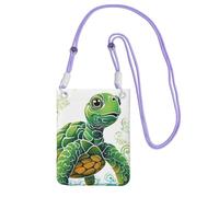 Cell Phone Purse Cartoon Turtle Pattern Crossbody Bags Waterproof Cell Phone Bag Shoulder Handbag for Women