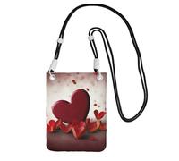 Cell Phone Purse Hearts with Love Crossbody Bags Waterproof Cell Phone Bag Shoulder Handbag for Women