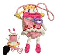 Cell Phone Purse Knitted Sausage Mouth Funny Pouch