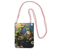 Cell Phone Purse Many Frogs Sing on The Branches Crossbody Bags Waterproof Cell Phone Bag Shoulder Handbag for Women