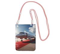 Cell Phone Purse Red Carpet Airplane Crossbody Bags Waterproof Cell Phone Bag Shoulder Handbag for Women, Pink, One Size