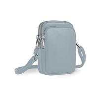 Cell Phone Purse Small Crossbody Bag for Women Men Leather Mini Shoulder Bag Wallet with Card Holder Slot Pouch Neck Strap for All Smartphones iPhone 17 Pro Max 16 Plus 15 14 13 12 up to 7.5" Blue