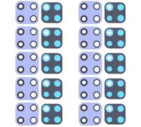 Cell Phone Replacement Accessories 10 PCS Back Camera Lens for Motorola Moto G 5G Plus XT2075 XT2075-2 XT2075-3