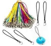 Cell Phone Split Ring Strap, 50 Pcs Detachable Lanyard Phone Ring Strap, Wrist Lanyard Diy Lariat Rope for Hanging Charms Pendants Usb Keychain