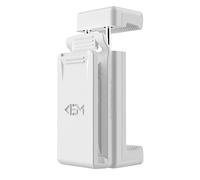 Cell Phone Stand, Desktop Stand Universal Cell Phone Dropproof Adjustable Desk Stand Clip Bracket Holder for iPhone X & 8 Plus(Black) (Color : White)