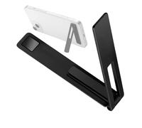 Cell Phone Stand - Foldable Mobile Phone Stand | Ultra-Thin Mobile Holder - Zinc Alloy Desktop Folding Invisible Phones Holder, Mini Portable Adhesive Back Magnetic Support Suitable For Any Model