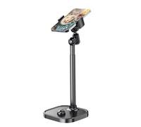Cell Phone Stand for Desk | Magnetic Telescopic Angle Height Adjustable Home Supplies - Cell Phone Stand - for Offices Video Calls Viewing Recording Live Streaming Calling Home Fitness Workout Other A