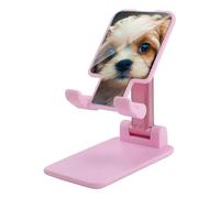 Cell Phone Stand for Desk Office Foldable Mobile Phone Holder Adjustable Cellphone Stand Dog Hair Is Curly Phone Stand Portable Non-Slip Desktop Smartphone Holder Compatible with All Cellphone