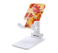 Cell Phone Stand for Desk Office Foldable Mobile Phone Holder Adjustable Cellphone Stand Heart Made of Paper Phone Stand Portable Non-Slip Desktop Smartphone Holder Compatible with All Cellphone