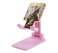 Cell Phone Stand for Desk Office Foldable Mobile Phone Holder Adjustable Cellphone Stand Jungle Tigers Cub Phone Stand Portable Non-Slip Desktop Smartphone Holder Compatible with All Cellphone