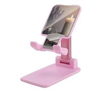 Cell Phone Stand for Desk Office Foldable Mobile Phone Holder Adjustable Cellphone Stand Light A Candle Phone Stand Portable Non-Slip Desktop Smartphone Holder Compatible with All Cellphone