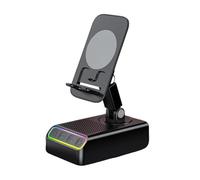 Cell Phone Stand Induction Bluetooth Speaker 360° Surround Sound Sound Stand Color Tablet System RGB Light
