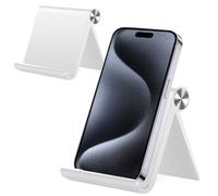 Cell phone stand smartphone holder for Nokia X100 G300 G50 G60 XR20 X30 5G X20 X10 G20 G22 G10 C32 C30 C20 C22 C10 C12 5.4 3.4 6.3 8.3 5G | Table cell phone holder stand | Holder foldable B1 White