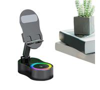 Cell Phone Stand With Speaker Dock Holder Live Streaming Watching Movies