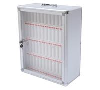 Cell Phone Storage Cabinet with 12/24/36/48/60 Slots - Mobile Device nizer, Desk Stand for Phones, Ink Pad Holder, School Supplies nizer, Versatile Storage Solution