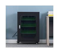Cell Phone Storage Cart, Mobile Charging Cart And Cabinet For Up To 30/40/50/60 Units, Cell Phone, Suitable For School, Business,Front & Back Access Locking Cabinet (Color : Black, Size : 60 slots)