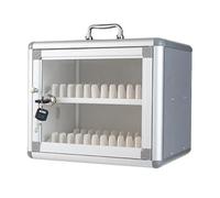 Cell Phone Storage Locker Box with Lock Aluminum Alloy Safe Cabinet for Classroom School Office 12/24/36/48/60/72 Slots (22x26.5x20CM/9x10x8IN)