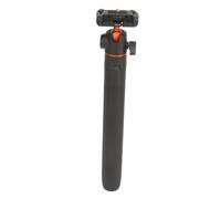 Cell Phone Tripod Aluminum 360° Ball Head 1/4 Inch Screw Cold Shoe Port with 2 in 1 Phone Clip Extendable Tripod Selfie Stick for Vlogging Travel